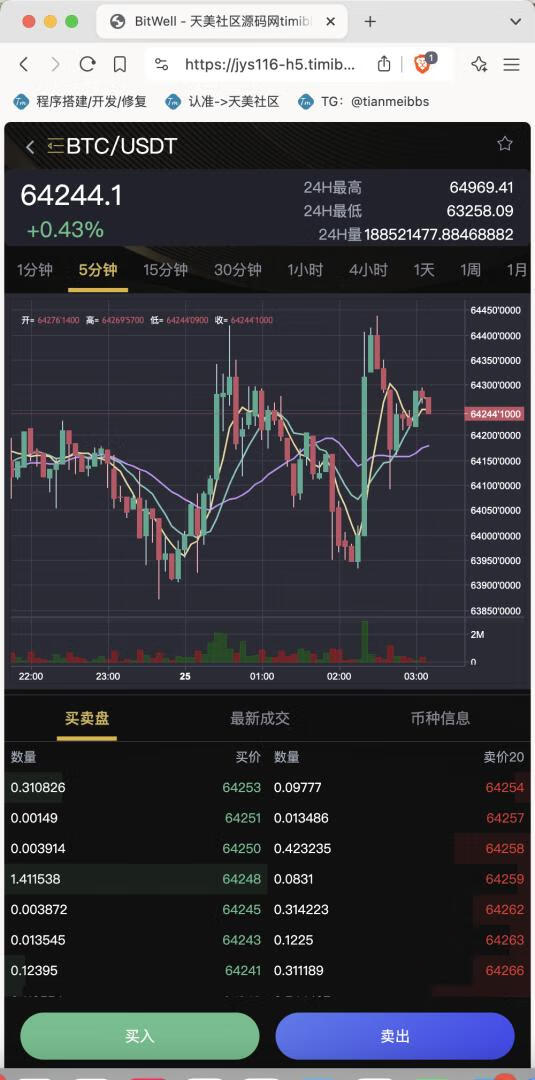 全开源BitWell多语言交易所源码-OTC+永续合约+期权交易+币币交易+秒合约交易+申购+风控+代理渠道商+后端php - 星易源码-免费游戏源码分享